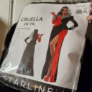 Cruella De Vil costume size XL